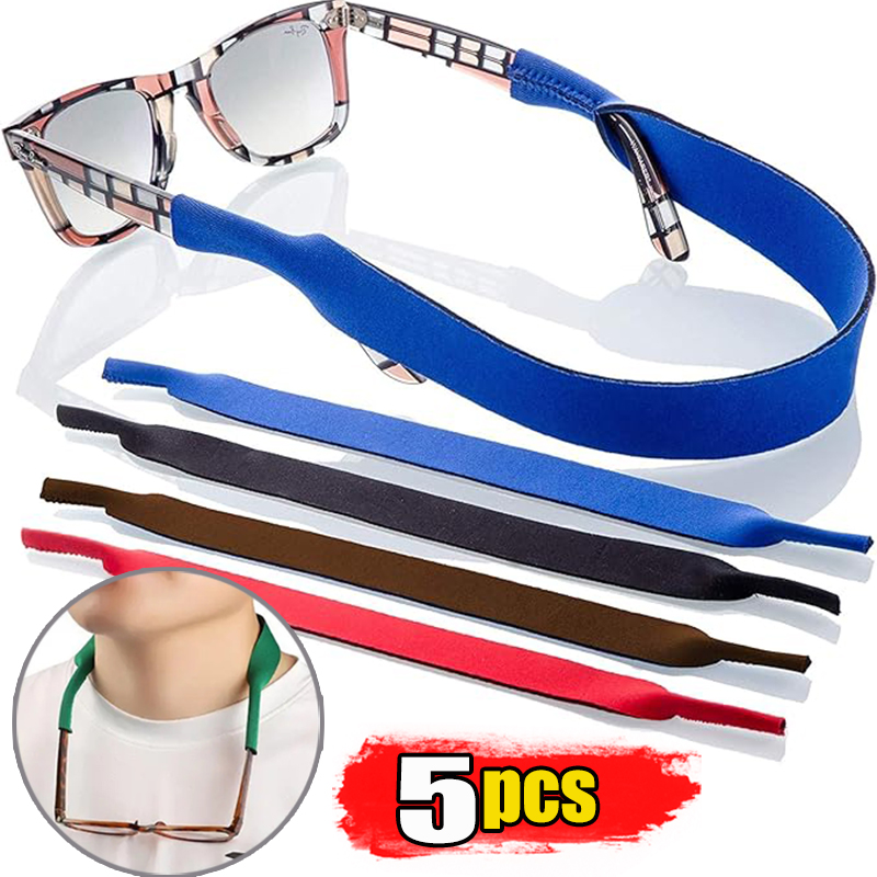 Sunglass Retainer Cord - 1-5 stücke schwimmende Brille Sonnenbrille Stretch