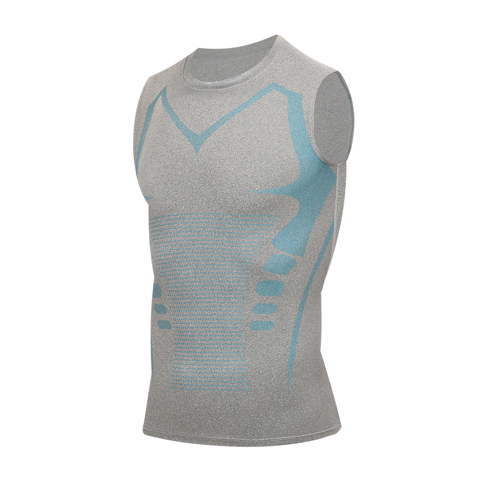 Tank Top Muscle - Kompressions-Tanktop für Herren, Ärmelloses Gym-Shirt, Schnelltrocknend,