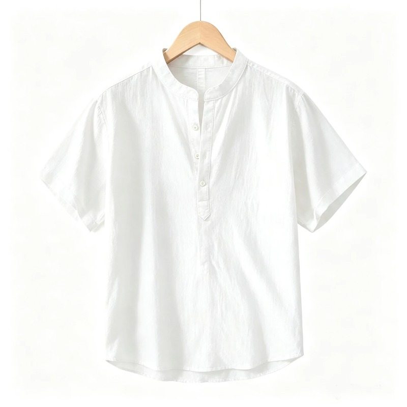 Sommer Herren Kurzarm-Hemden E – Linen Shirt Breathable Bewertung und Preis