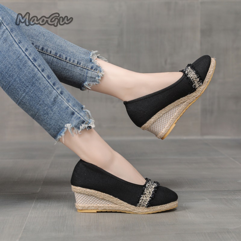 Damen-Espadrille-Keilabsatzsch – Espadrille Slip On Bewertung und Preis