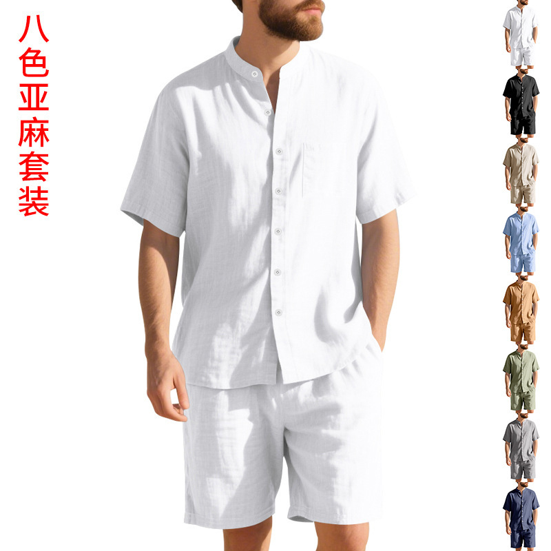 Sommer Herren Leinenanzug im L – Linen Shirt Breathable Bewertung und Preis