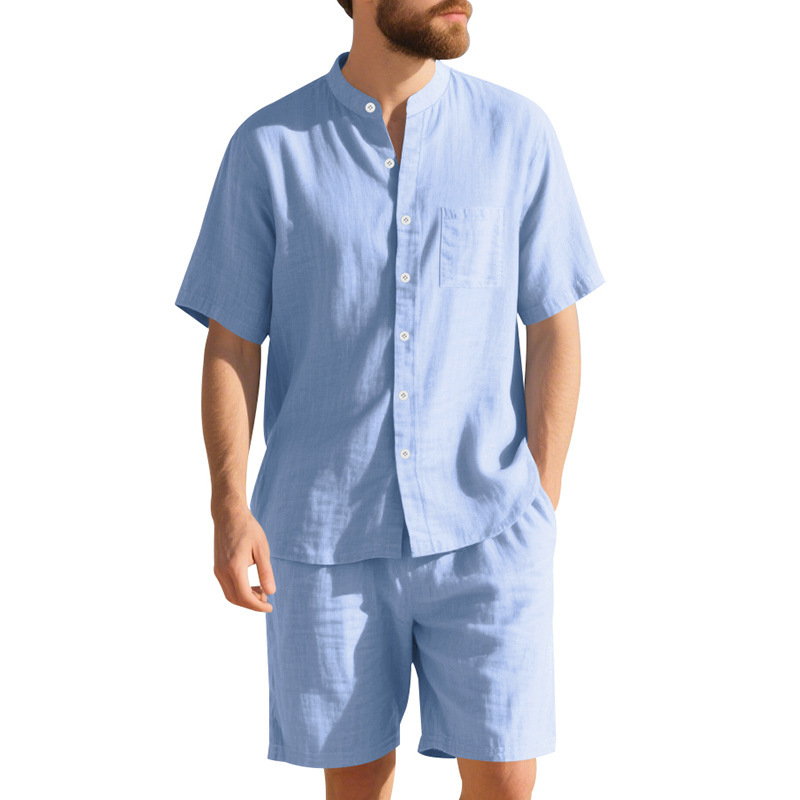 Sommer Herren Leinenanzug im L – Linen Shirt Breathable Bewertung und Preis