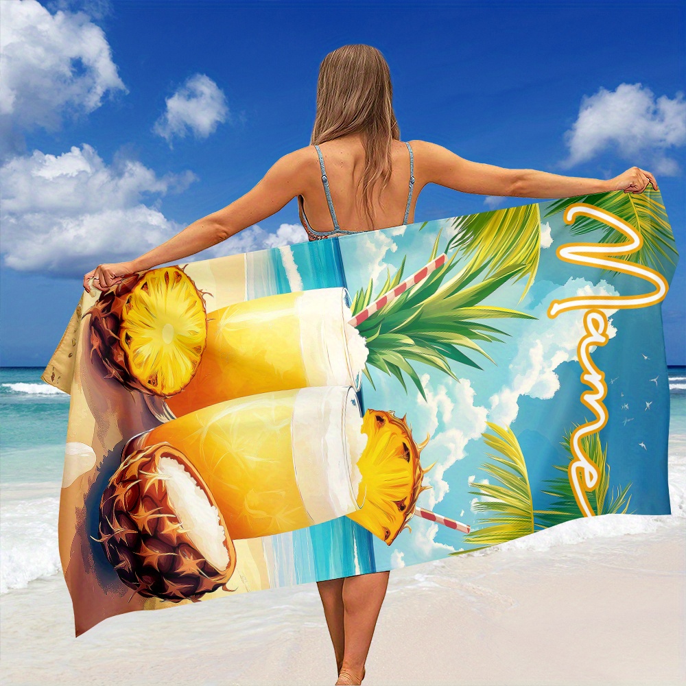1 Stück Personalisiertes Stran – Beach Towel Large Bewertung und Preis