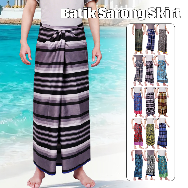 Herren- und Damen-Batik-Sarong – Sarong Men Wrap Bewertung und Preis