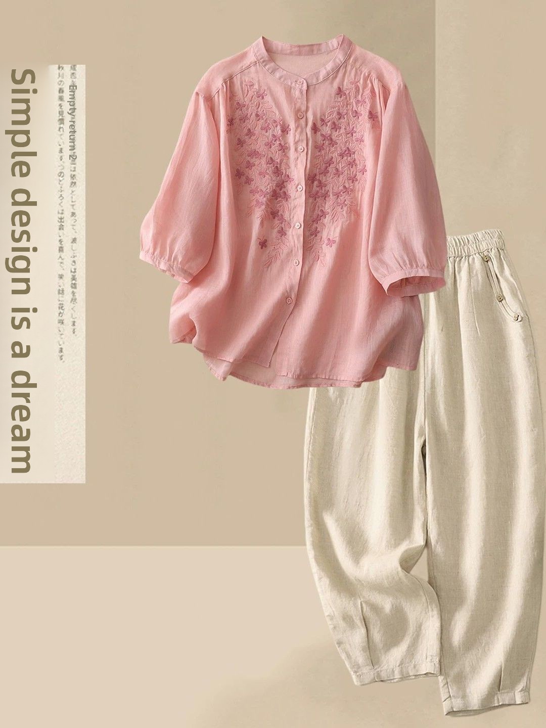 Sommerliches Freizeit-Set aus  – Linen Shirt Breathable Bewertung und Preis