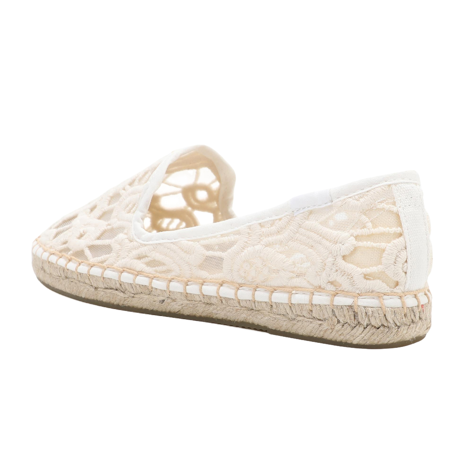 Damen-Spitzen-Espadrilles, fla – Espadrille Slip On Bewertung und Preis