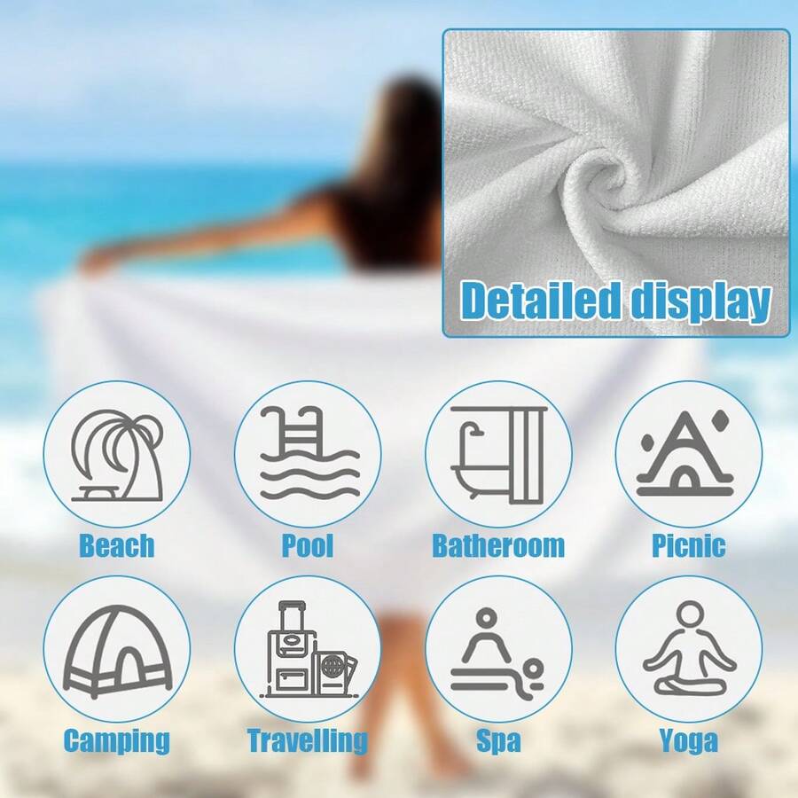 Super saugfähige, schnell troc – Beach Towel Large Bewertung und Preis