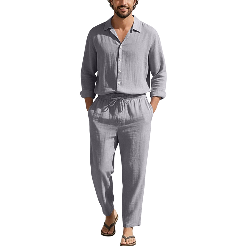 Frühling Sommer Leinen Freizei – Linen Shirt Breathable Bewertung und Preis